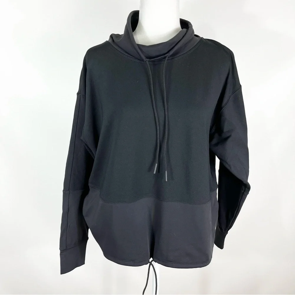 Athleta Hermosa Mock Neck Sweatshirt Size Small - Picture 2 of 9